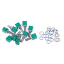 10 Pcs B10K Seal Potentiometer Double 8 Pin Audio Pot for Amplifier