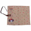 Pencil case is big capacity canvas contracted coils of pencil bags girl lov