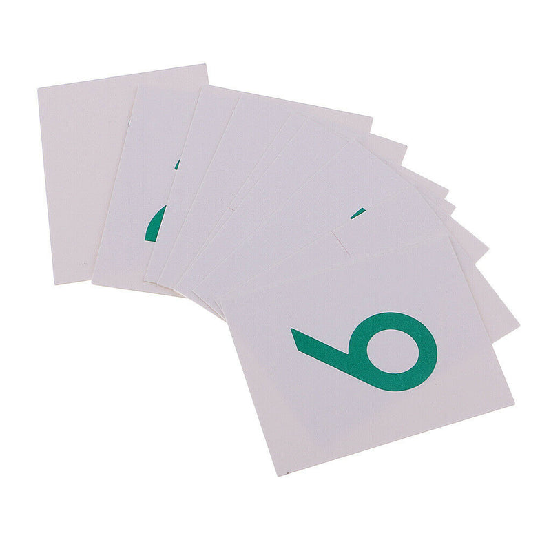 Number Cards - Montessori Mathematics Math Learning Kids Educational Toys