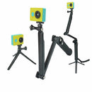 Action 3-Way Selfie Stick Hand Grip Flexible Tripod Extension Monopod camera_kz