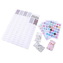 2021 Block Year Planner Daily Plan Paper Wall Calendar for Office School H Fh