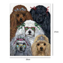 5D Dog Full Drill Diamond Painting Embroidery DIY Cross Stitch Decoration