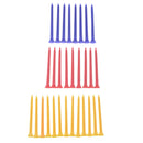 30x/Pack Plastic Golf Tees Multi Color 8.3CM  Plastic Golf Tee Accessories Gw