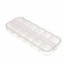 12-Compartment Empty Storage Case Box for Nail Art Glitter Rhinestones Craf P7U6
