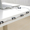 16pcs Silicone Cable Organizer Clips Self Adhesive Desktop Wire Manager Holder