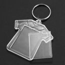 Lot of 5 Pcs Keychain Ring DIY Clothes Shaped Blank Photo Frame 5.2x5.6cm Y8Y2