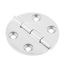 64mm Flush Round Hinges 316 Stainless Steel Polished for Boat Marine Door