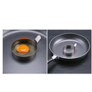 2pcs Stainless Kitchen Egg Fry Frier Fried Oven Poacher Pancake Mould Ring