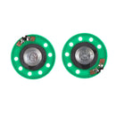 2Pcs 36mm Diameter Aluminum Shell Internal Magnet Speaker 16 Ohm 0.25W M&E