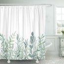 Bathroom Shower Curtain with Hooks Polyester Fabric Waterproof 180x180cm Safety