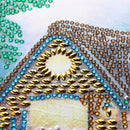 4Pc 5D Diamond Painting Special Shaped House Picture DIY Handicrafts 30x30cm