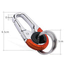 Keychain key ring hook outdoor stainless steel buckle carabiner climbing  RS Gw
