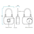 L13 Fingerprint Lock Smart Keyless Anti-Theft Padlock for Travel Suitcase B