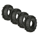 Durable 4pcs 1/10 RC Rock Crawler Tyres Set for Axial HSP  1.9'' Black