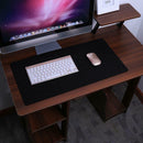 Simple Felt Cloth Mouse Pad Keyboard Cushion Office Desk Supplies(Black)