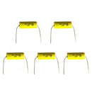 5 Pieces 2.2UF 100V Speaker Frequency Capacitor Divider Audio Crossover
