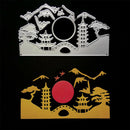Rising Sun Landscape Metal Cutting Dies for DIY Scrapbook Album Cards Making OZ