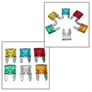 180X Mini Blade Fuses Zinc Alloy Auto Car Truck Fuse Set 5A 10A 15A 20A 25A 30A