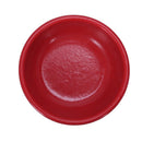 Household Plastic Round Sauce Soy Dipping Dish Bowl Red Black 7cm Dia 5 Pcs W9W2