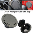 Filler Fuel Tank Cap Gas 2/4 Door For 07-16 Jeep Wrangler JK ABS+Aluminum