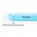 1Pc 28 Squares Weekly 7 Days Tablet Pill Box Holder Medicine Storage Organi