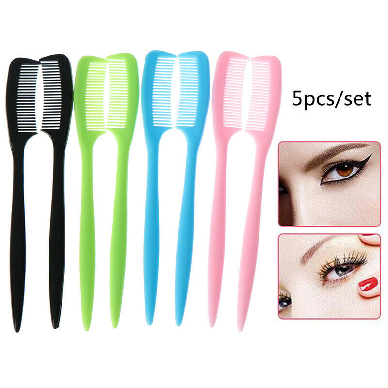 5pcs/set Extension Plastic Brush Eyelash Eyebrow Comb Lift Curl Eye Makeup CoTO