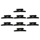 8 Pack 3" Black Nylon Closed Base Marine Boat & Dock Cleats 3 inch