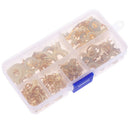 150pcs Wire Cable Connector Crimp Terminal Electrical Non-insulated Kits. ^i