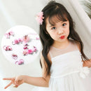 18Pcs/Set Children'S Fashion Hair Clip Girls Elastic Hair Accessories(Pink)