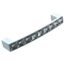 2 X Door drawer Cabinet closet Crystal with screw 96 MM Zinc Alloy handle