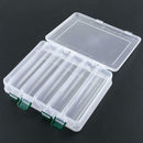 Double Sided 5+5 Compartments High Strength Transparent Plastic Fishing Box
