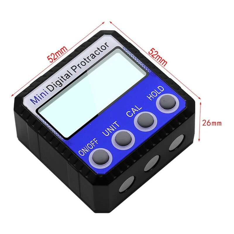 Digital Protractor Inclinometer Level Box Waterproof Angle Finder Measure B A9B3