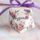 25pcs Floral Candy Box Wedding Box Wedding Favors and Gifts Event Party Sup