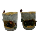 2Pcs Indoor Garden Plant Pot Holder Box Planter Succulent Sedum Flower Pot