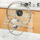 Iron Place Pot Lid Shelf Holder Storage Tool For Kitchen Organizer Goods Pa B9U6