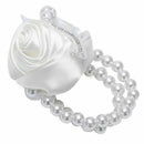 Beautiful Wrist Corsage Bracelet Bridesmaid Sisters Hand Flowers Wedding Pa X9Q6