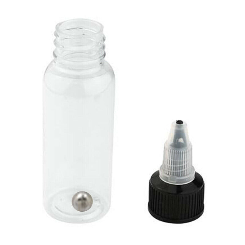 KD001 Spare Tattoo Airbrush Ink Dispensing Bottles LDPE Body Tattoo 30ml
