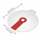 1Pcs Eggs Mixer Anti-Splash Guard Lid Bowl Anti-Splatter Cover Beat Cylinde