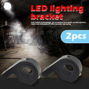 2pcs Horizontal Bull Bar Roof Roll Cage Holder for Offroad Work Light Bar