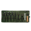 1X(600x430Mm Japanese Bonsai Tools Storage Package Roll Bag Canvas Tool Set