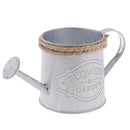 1X Decorative Garden Flower Container Display Bucket- Metal