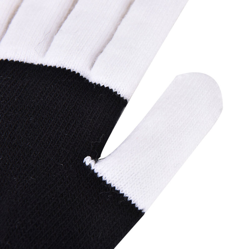 LED Rave Flashing Gloves Glow 7 Mode Light Up Finger Lighting Black New ~ï¼ˆ