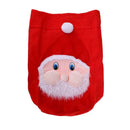 Christmas Cute Santa Pattern Plush Bag Gift Holder Christmas Decoratin A