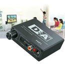 Optical Toslink Coaxial Digital to Analog Audios Converter AUX Adapter Jack N1K3