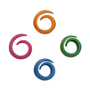 50pcs Mixed Colors Silicone Bobbin Holders Clips Clamps Thread Spool Huggers