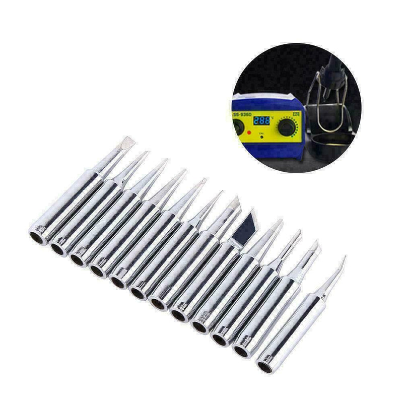 12pcs Soldering Iron Tips 900M-T for Hakko 936/937/928 Soldering Station To M6V4