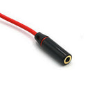 3.5MM Audio Aux Headphone Cable Extension Stereo Cord Red Male to FemaleATAU J!E