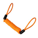 2 Pcs Alarm Disc Lock 1.2M Cable Anti-Theft Spring Reminder Ropes Alert Saf Q7A8