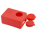 Soft Silicone Case Cover for SJCAM SJ4000 SJ5000 Wifi Sports Camera Red