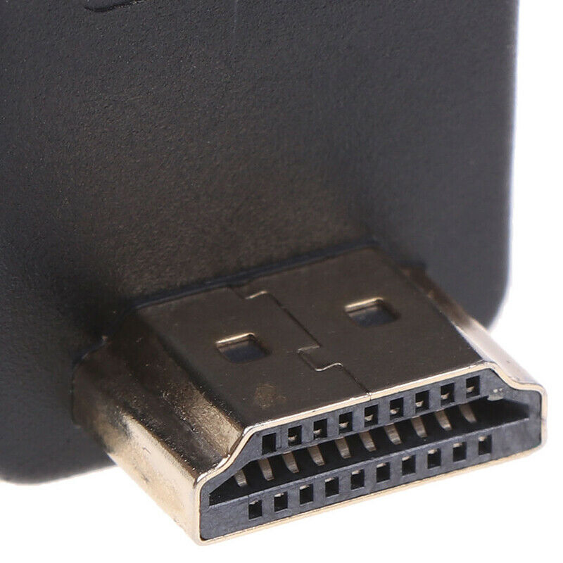 90 Degree HDMI A Male to Female Port Adapter Right Angle Extension Converter OZ